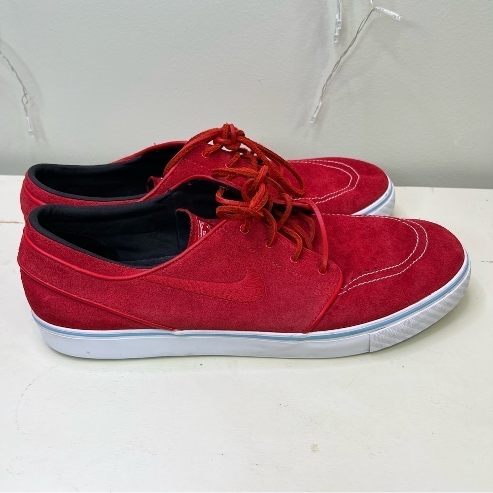 Nike SB Nike Zoom Stefan Janoski SB Sport Red/Sport
Red Blue Chill Skate Shoes. - Picture 3 of 10